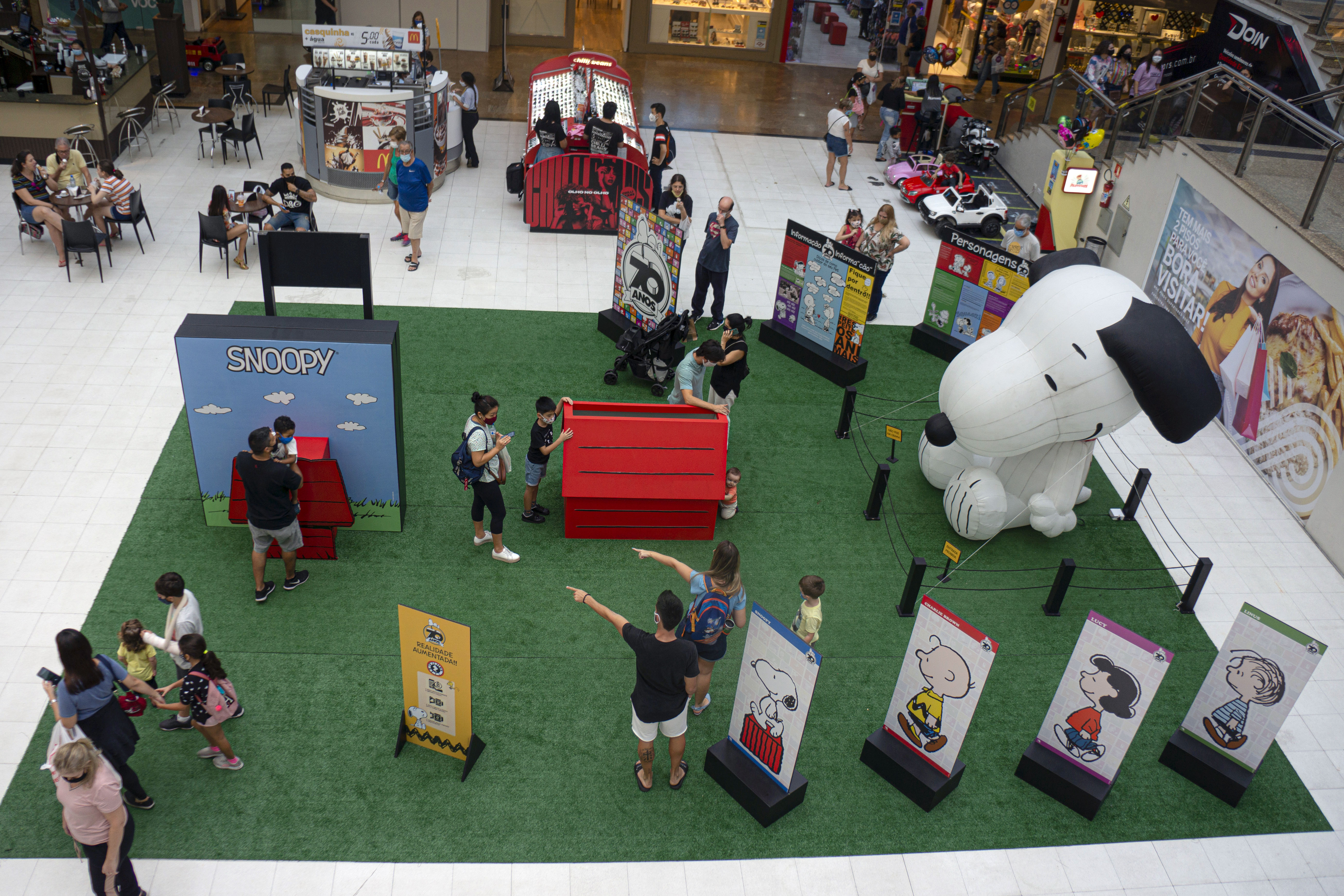 Inédita, Exposição Snoopy 70 Anos Chega Ao Shopping Parque Balneário